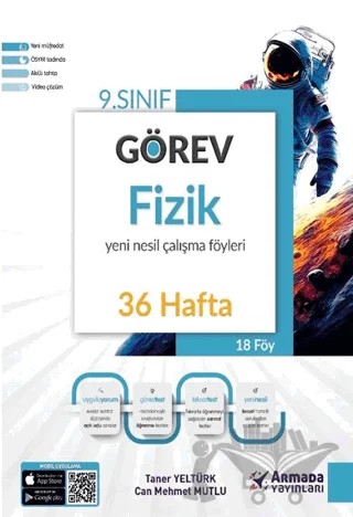 9. Sınıf Görev Fizik Yeni Nesil Çalışma Föyleri (36 Hafta) – Taner Yeltürk, Can Mehmet Mutlu – Armada Yayınları kitap kapağı