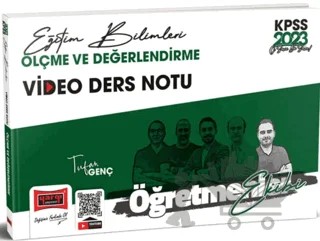 Yargı Yayınları 2023 KPSS Eğitim Bilimleri Öğretmenler Ekibi Ölçme ve Değerlendirme Video Ders Notları – Tufan Genç – Yargı Yayınevi kitap kapağı