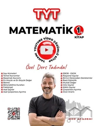TYT Matematik 1. Kitap Tamamı Çözümlü Soru Bankası – Mahsum Öztürk – Alan Yayınları kitap kapağı