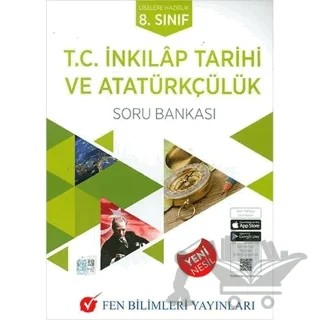 8. Sınıf İnkılap Tarihi ve Atatürkçülük Soru Bankası 2020 – Kolektif – Fen Bilimleri Yayınları kitap kapağı