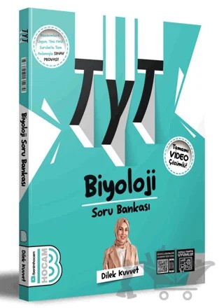 2025 TYT Biyoloji Tamamı Çözümlü Soru Bankası – Dilek Kuvvet – Benim Hocam Yayınları kitap kapağı