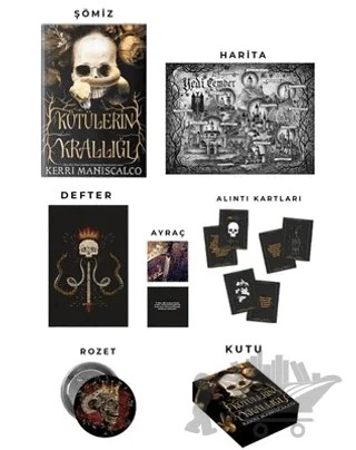 Kötülerin Krallığı (Hediyeli Özel Kutulu) – Kerri Maniscalco – Ephesus Yayınları kitap kapağı