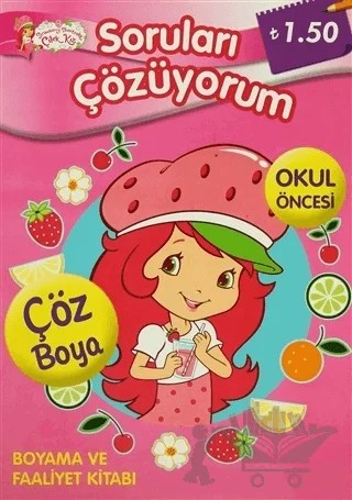 Çilek Kız - Soruları Çözüyorum – Kolektif – Doğan Egmont Yayıncılık kitap kapağı