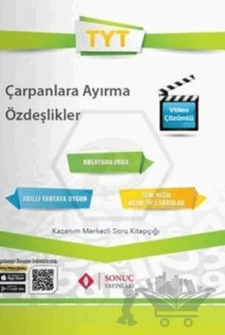 TYT Çarpanlara Ayırma Özdeşlikler – Kolektif – Sonuç Yayınları kitap kapağı