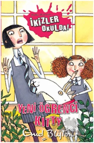 İkizler Okulda - Yeni Öğrenci Kitty – Enid Blyton – Doğan Egmont Yayıncılık kitap kapağı
