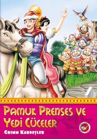 Pamuk Prenses ve Yedi Cüceler – Grimm Kardeşler – Beyaz Balina Yayınları kitap kapağı