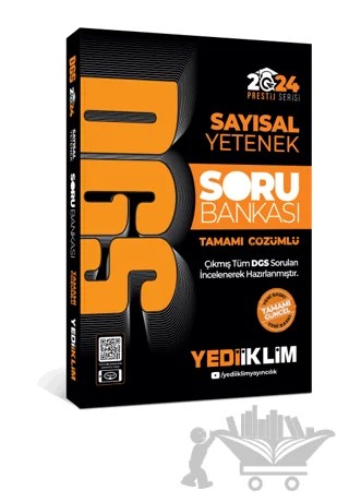 2024 DGS Sayısal Yetenek Tamamı Çözümlü Soru Bankası – Kolektif – Yediiklim Yayınları kitap kapağı