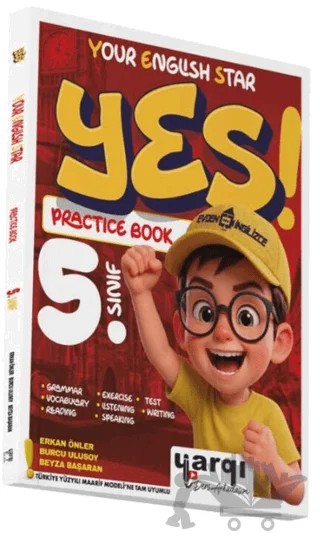 YES 5. Sınıf Çocuklar için Practice Book – Erkan Önler – Yargı Ders Arkadaşım kitap kapağı
