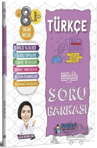 8. Sınıf Türkçe Soru Bankası – Seçil Demir Gir – Forza Yayınları kitap kapağı