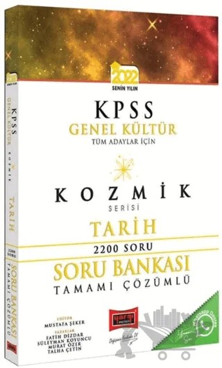 Yargı Yayınları 2022 KPSS Tüm Adaylar İçin Genel Kültür Kozmik Serisi Tamamı Çözümlü Tarih Soru Bankası – Kolektif – Yargı Yayınevi kitap kapağı