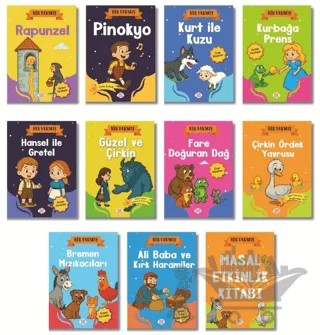 Bir Varmış Seti (10 Kitap +1 Aktivite Takım) – Kolektif – Dokuz Çocuk kitap kapağı