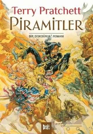 Disk Dünya 07: Piramitler – Terry Pratchett – Delidolu kitap kapağı