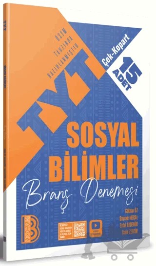 2026 TYT Sosyal Bilimler 15'li Branş Denemesi – Bayram Meral, Çetin Zencir, Erdal Aydemir, Gökhan Öz – Benim Hocam Yayınları kitap kapağı
