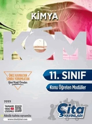 11. Sınıf Kimya Konu Öğreten Modüller – Handan Taşdemir, Yakup Durak – Çita Yayınları kitap kapağı