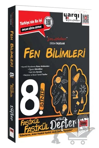 8. Sınıf Fen Bilimleri Fasikül Fasikül Akıllı Defter – Kolektif – Yargı Yayınevi kitap kapağı