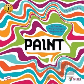 Paint - IQ Dikkat ve Yetenek Geliştiren Kitaplar Serisi 2 (Level 1) – Kolektif – TÜZDER Yayınları kitap kapağı