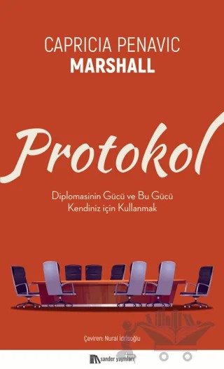 Protokol – Capricia Penavic Marshall – Sander Yayınları kitap kapağı