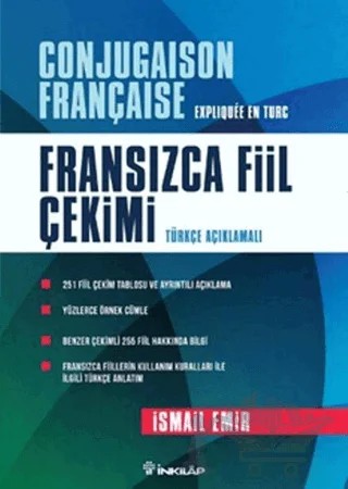 Fransızca Fiil Çekimi – İsmail Emir – İnkılap Kitabevi kitap kapağı