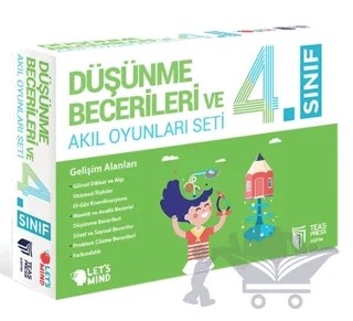 4. Sınıf Düşünme Becerileri ve Akıl Oyunları Seti – Kolektif – Teas Press kitap kapağı