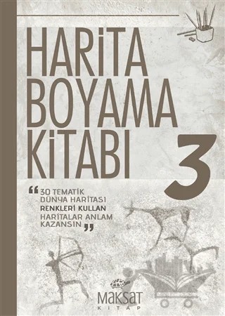 Harita Boyama Kitabı 3 – Veli Kural – Maksat Kitap kitap kapağı