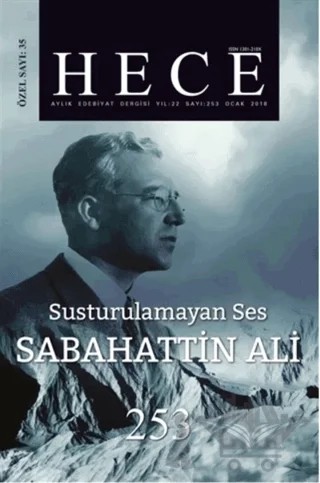 Hece Aylık Edebiyat Dergisi Sabahattin Ali Özel Sayısı Sayı: 35 - 253 (Ciltsiz) – Hece Dergisi kitap kapağı