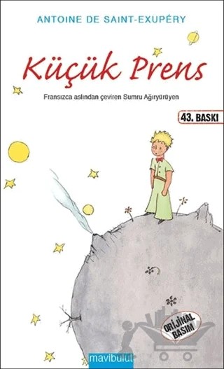 Küçük Prens – Antoine de Saint-Exupery – Mavibulut Yayınları kitap kapağı