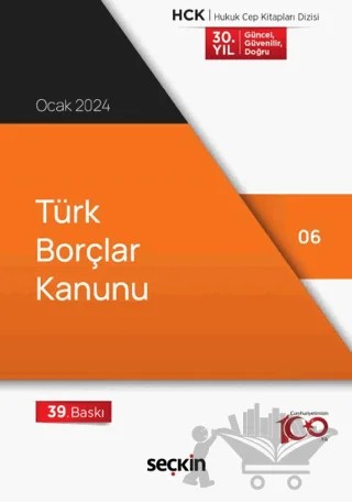 Türk Borçlar Kanunu – Kolektif – Seçkin Yayıncılık kitap kapağı