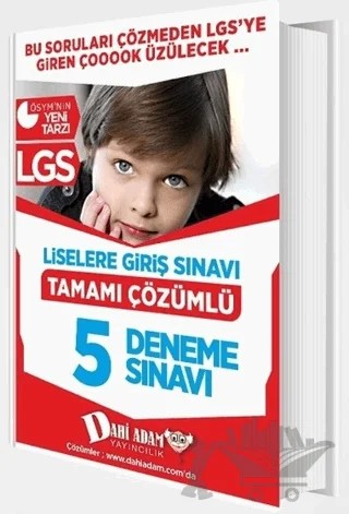 LGS Tamamı Çözümlü 5 Deneme – Kolektif – Dahi Adam Yayıncılık kitap kapağı