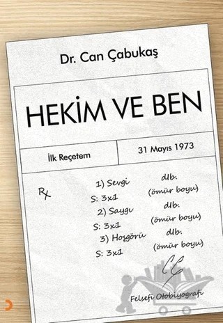 Hekim ve Ben – Can Çabukaş – Cinius Yayınları kitap kapağı