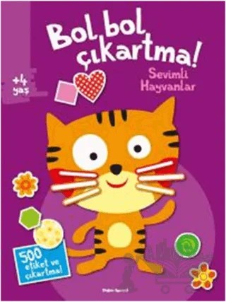Bol Bol Çıkartma - Sevimli Hayvanlar – Kolektif – Doğan Egmont Yayıncılık kitap kapağı