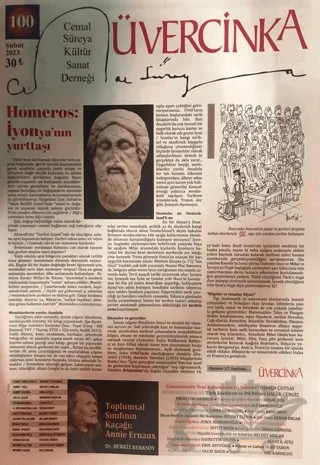 Üvercinka Dergisi Sayı: 100 Şubat 2023 – Üvercinka Dergisi kitap kapağı