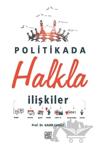 Politikada Halkla İlişkiler – Kadir Canöz – Palet Yayınları kitap kapağı