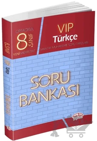 8. Sınıf VİP Türkçe Soru Bankası – Kolektif – Editör Yayınevi kitap kapağı