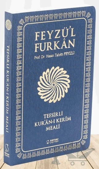 Feyzü'l Furkan Tefsirli Kur'an-ı Kerim Meali (Sempatik Cep Boy - İnce Cilt) - Lacivert – Hasan Tahsin Feyizli – Server Yayınları kitap kapağı