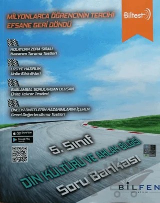 5. Sınıf Biltest Din Kültürü ve Ahlak Bilgisi Soru Bankası – Kolektif – Bilfen Yayıncılık kitap kapağı