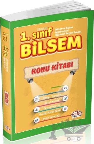 1. Sınıf BİLSEM Hazırlık Konu Kitabı – Kolektif – Editör Yayınevi kitap kapağı