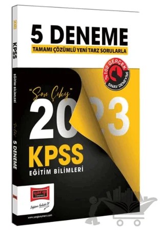 2023 KPSS Eğitim Bilimleri Tamamı Çözümlü Son Çıkış 5 Deneme Sınavı – Kolektif – Yargı Yayınevi kitap kapağı