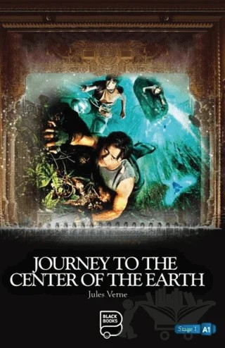 Journey to the Center of the Earth – Jules Verne – Black Books kitap kapağı