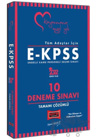 2022 Tüm Adaylar İçin EKPSS Tamamı Çözümlü 10 Deneme Sınavı – Kolektif – Yargı Yayınevi kitap kapağı