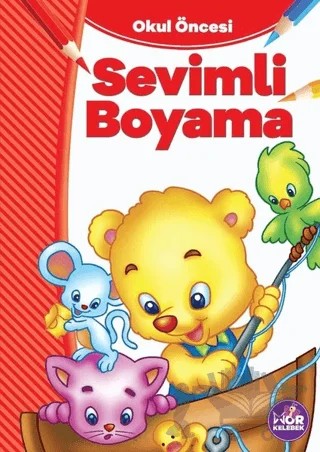 Sevimli Boyama – Kolektif – Mor Kelebek kitap kapağı