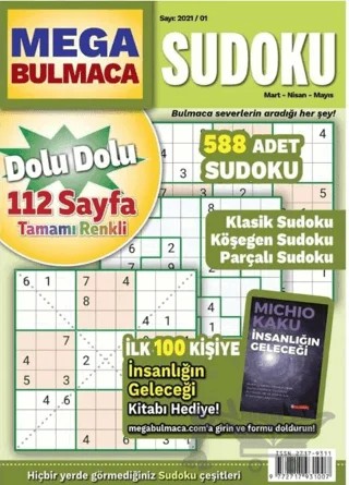 Maxi Mega Sudoku Bulmaca 3 – Kolektif – Maxi Yayıncılık kitap kapağı