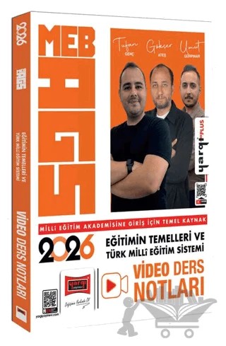 2026 MEB-AGS Eğitimin Temelleri ve Türk Milli Eğitim Sistemi Video Ders Notları – Tufan Genç – Yargı Yayınevi kitap kapağı