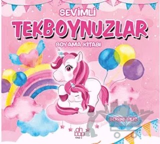 Sevimli Tekboynuzlar Boyama Kitabı – Serhat Filiz – Ahbap Kitap kitap kapağı