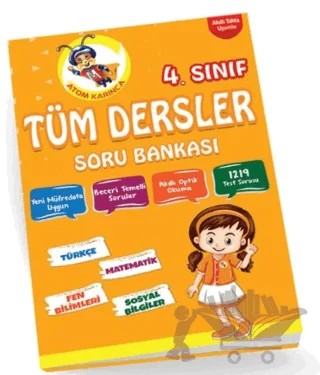 4. Sınıf Tüm Dersler Soru Bankası - 4 – Kollektif – Atom Karınca Yayınları kitap kapağı