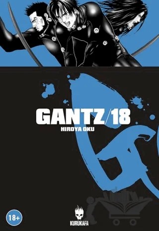 Gantz 18 – Hiroya Oku – Kurukafa Yayınevi kitap kapağı