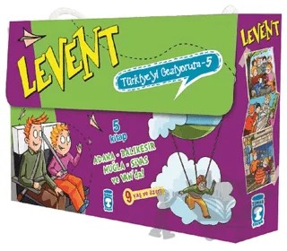 Levent Türkiye'yi Geziyorum - 5 (5 Kitap Takım) – Mustafa Orakçı – Timaş Çocuk kitap kapağı