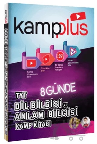 Kampplus 8 Günde TYT Dil Bilgisi ve Anlam Bilgisi Kamp Kitabı – Kolektif – Tonguç Akademi kitap kapağı