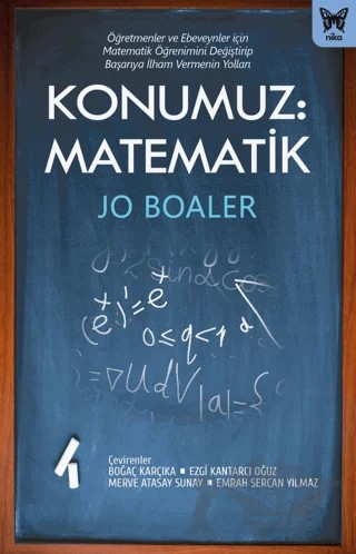 Konumuz Matematik – Jo Boaler – Nika Yayınevi kitap kapağı