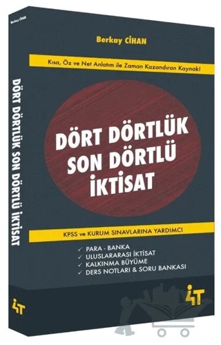 Dört Dörtlük Son Dörtlü İktisat – Berkay Cihan – 4T Yayınları kitap kapağı