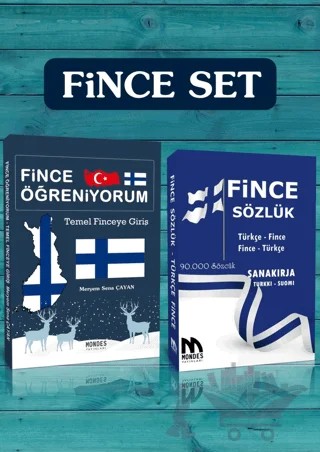 Fince Sanakirja Set 2 Kitap – Meryem Sena Çayan, Azat Sultanov – Mondes Yayınları kitap kapağı